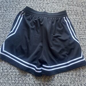Nike Black and White Athletic Shorts